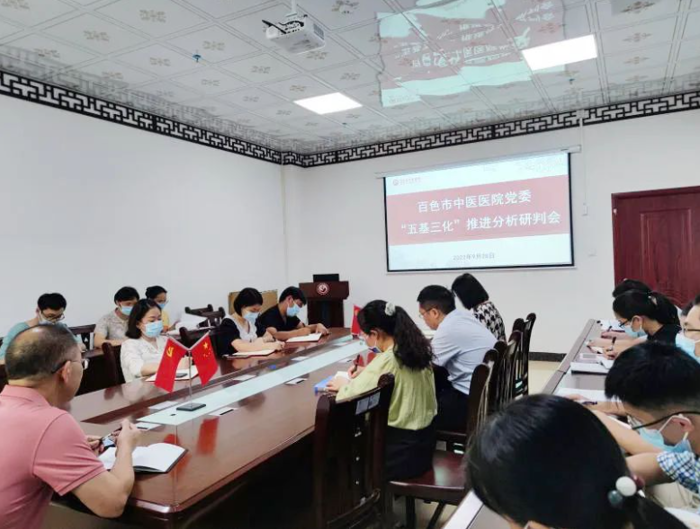 【“五基三化”攻坚年】查问题，明责任，强落实 ——百色市中医医院召开第三季度基层党建“五基三化”推进分析研判会